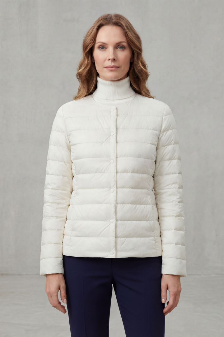 Women's Essential Quilted Puffer Jacket – Lightweight Warmth & Everyday Style