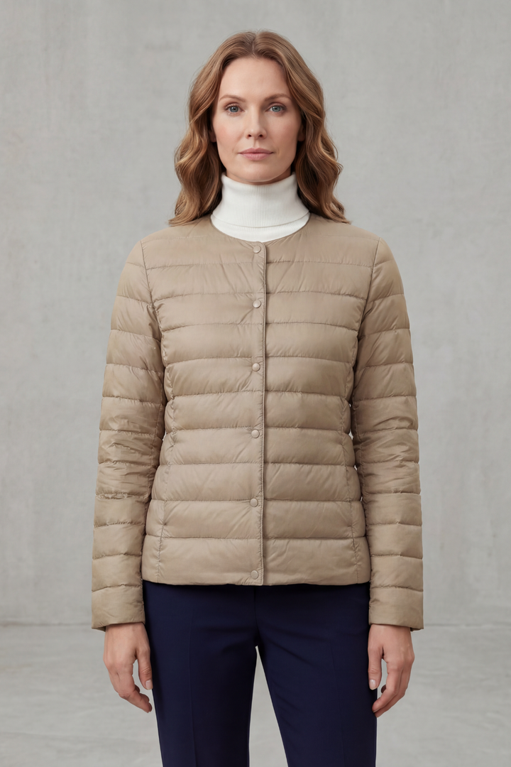 Women's Essential Quilted Puffer Jacket – Lightweight Warmth & Everyday Style
