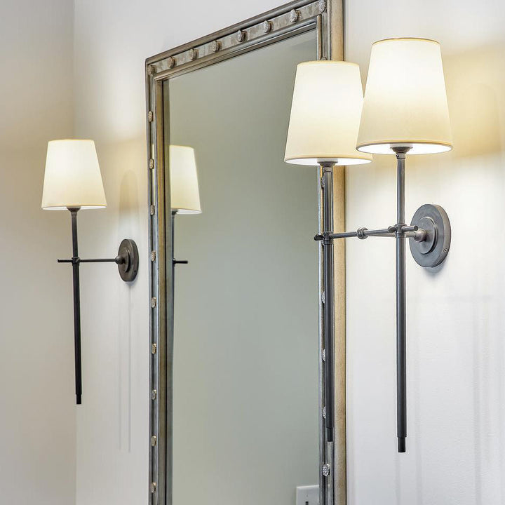 Theodore Wall Lamp Brass Fabric
