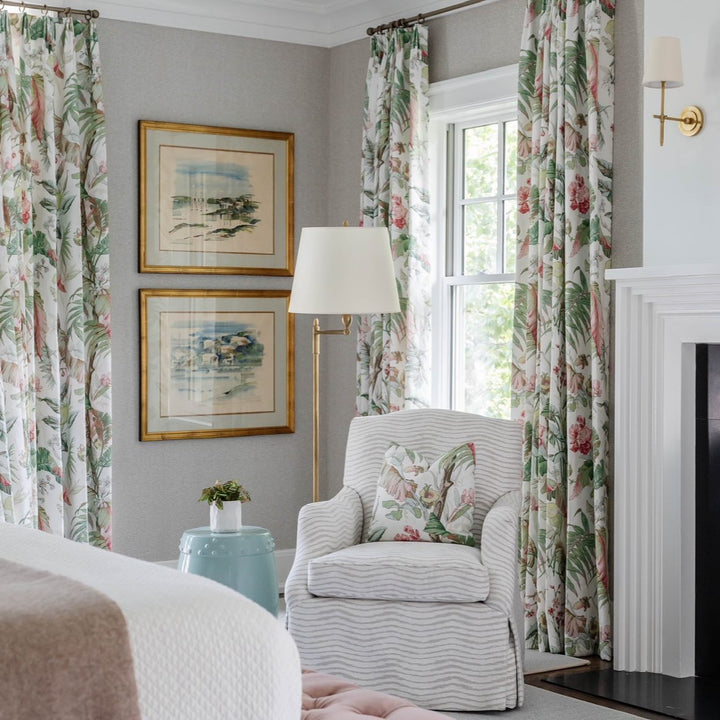 Theodore Wall Lamp Brass Fabric