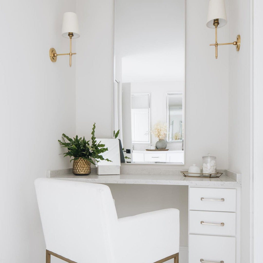 Theodore Wall Lamp Brass Fabric