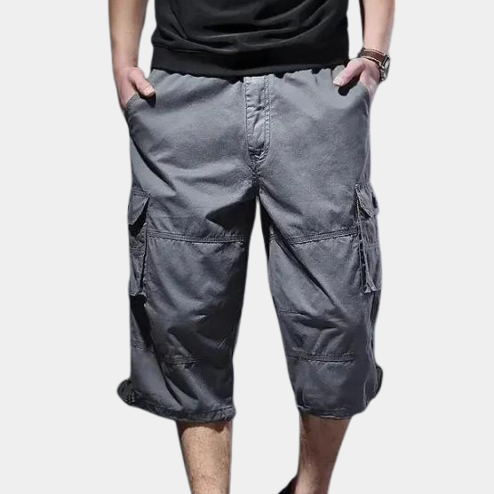 Ilario - Comfortable Three-Quarter Pants for Men