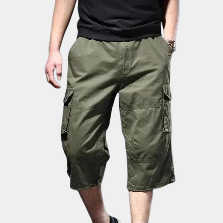Ilario - Comfortable Three-Quarter Pants for Men