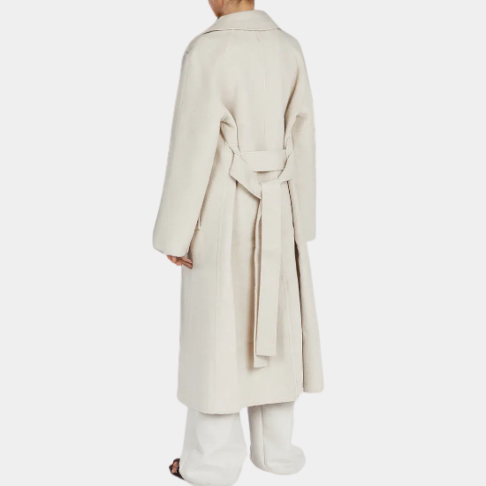 Women's Classic Belted Trench Coat - Oversized Fit for Formal and Casual Wear