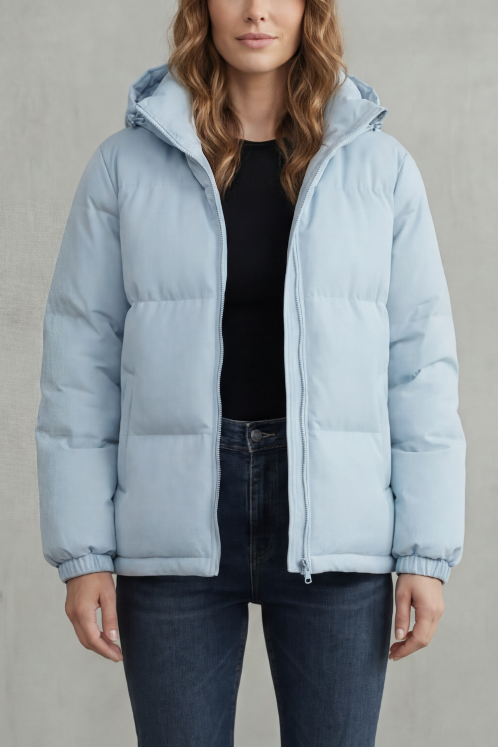 Women's Premium Quilted Hooded Puffer Jacket – Lightweight Warmth & Style