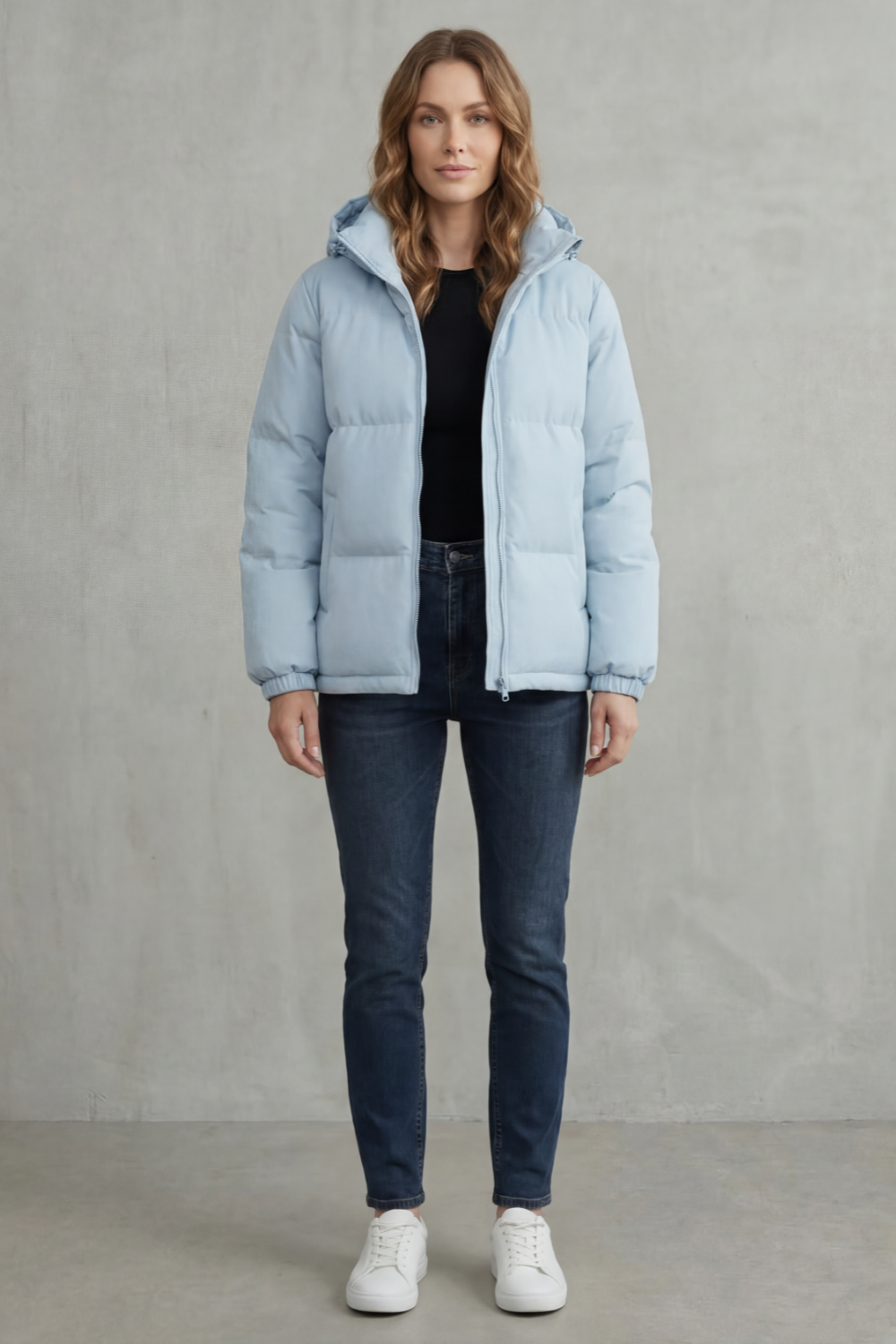 Women's Premium Quilted Hooded Puffer Jacket – Lightweight Warmth & Style