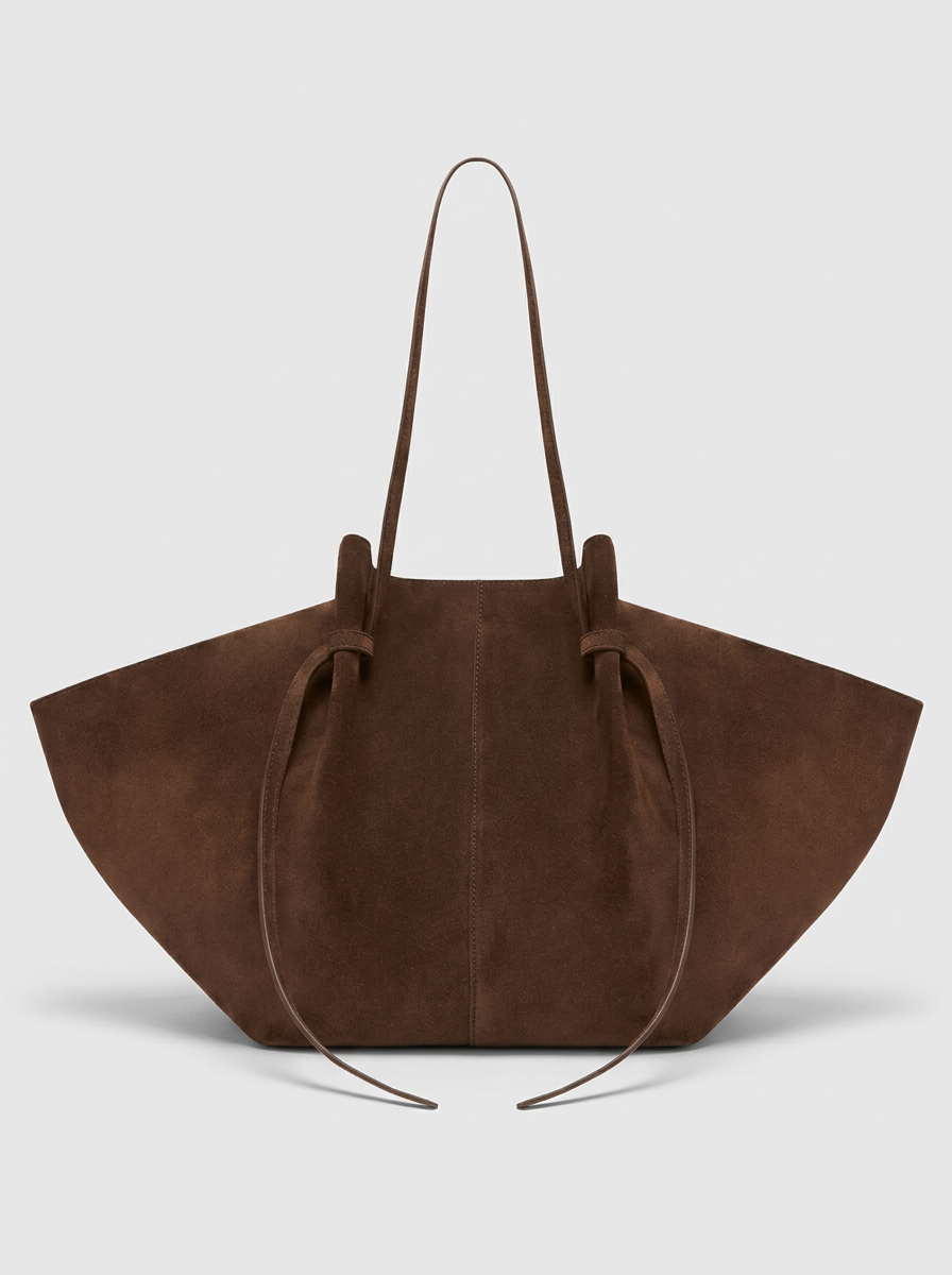 Calla – Large Suede Tote Bag, Oversized Shoulder Purse for Women