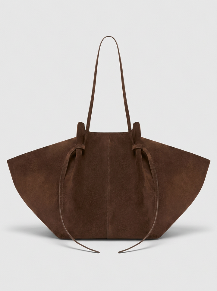 Calla – Large Suede Tote Bag, Oversized Shoulder Purse for Women