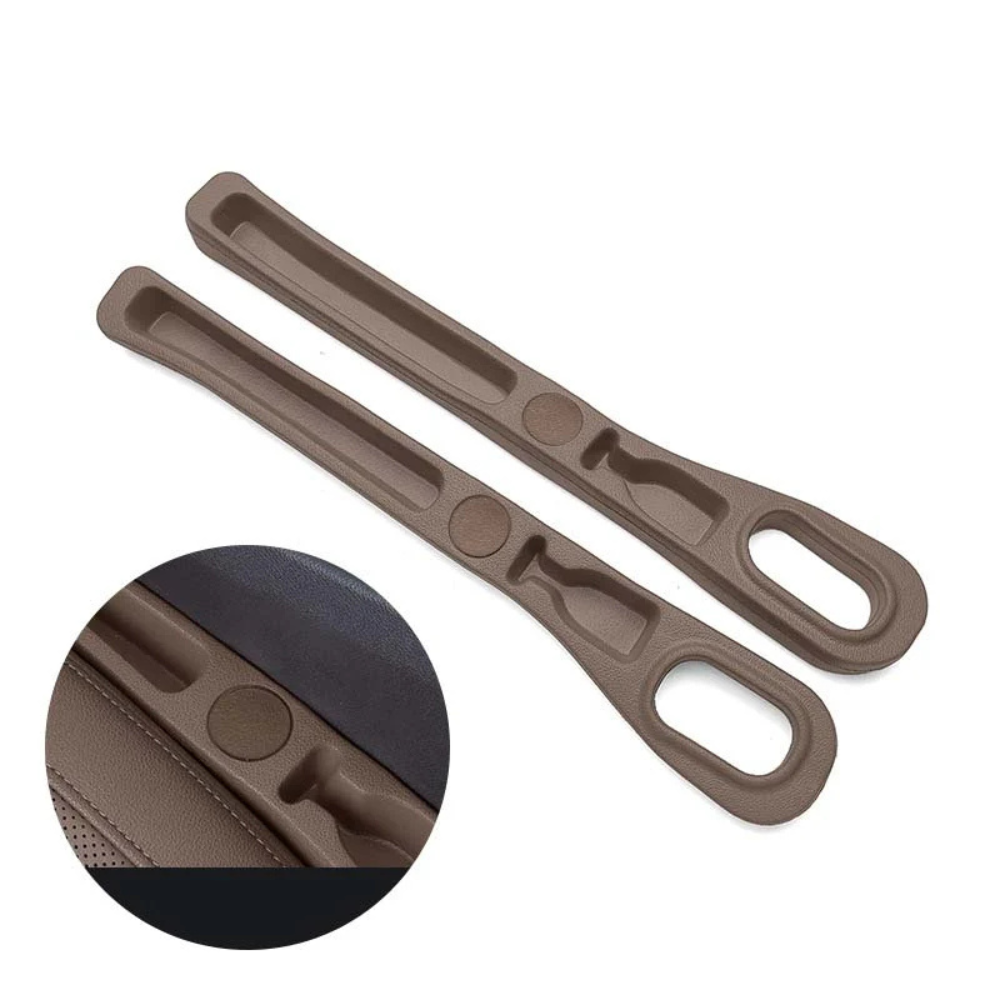 Premium Faux Leather Seat Gap Organizer Pair for Cars and SUVs