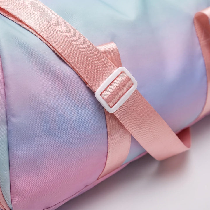 Gym-to-Office Duffel Bag with Shoe Compartment and Wet Pocket