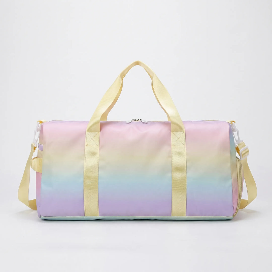 Gym-to-Office Duffel Bag with Shoe Compartment and Wet Pocket