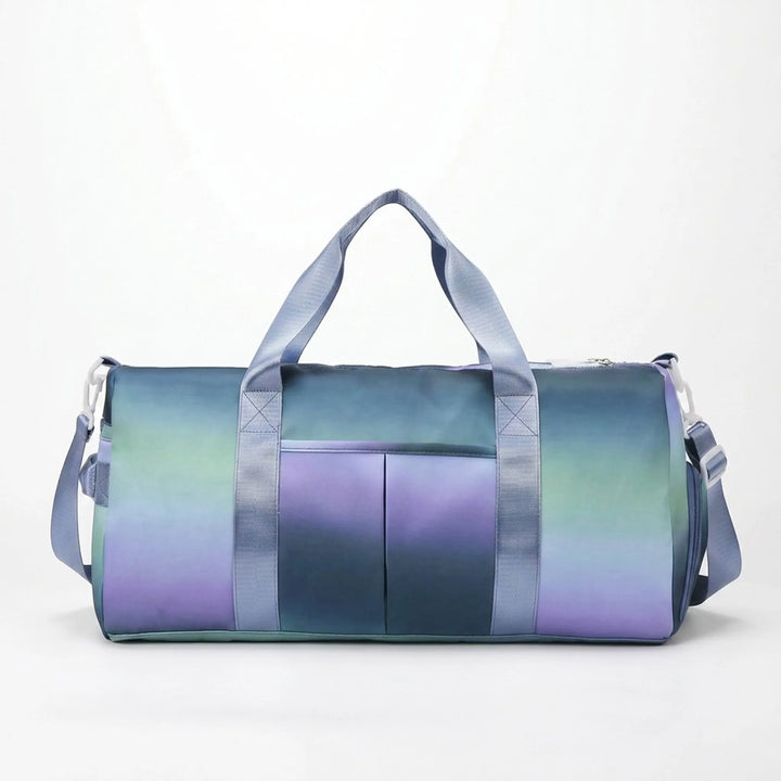 Gym-to-Office Duffel Bag with Shoe Compartment and Wet Pocket