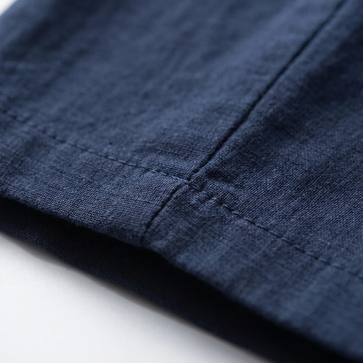 Relaxed Straight Leg Cotton Drawstring Pants - Comfortable Casual Bottoms
