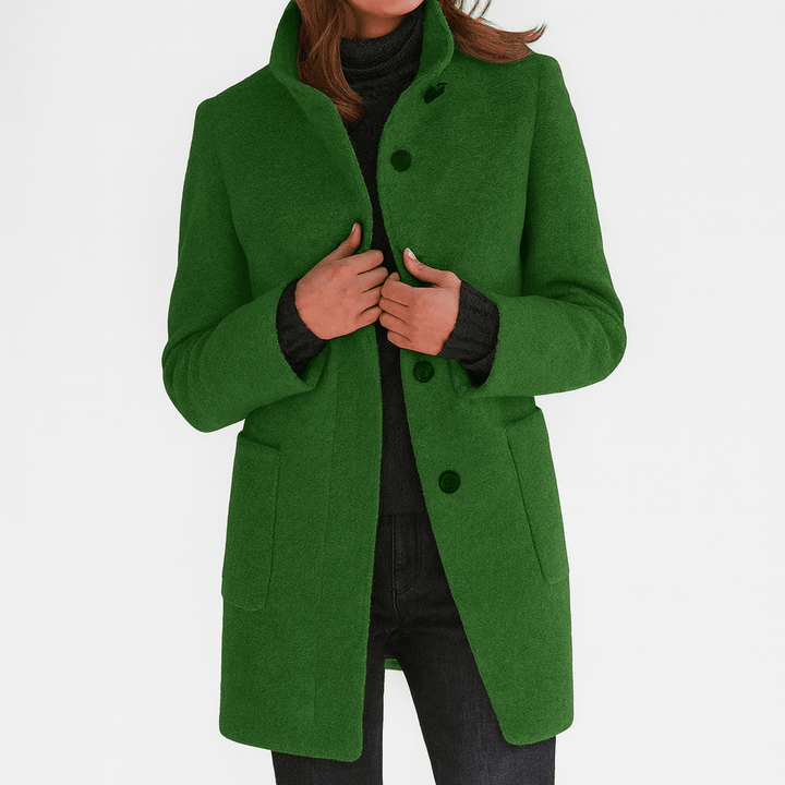 Love | Women's Coat | Straight Cut Button Front