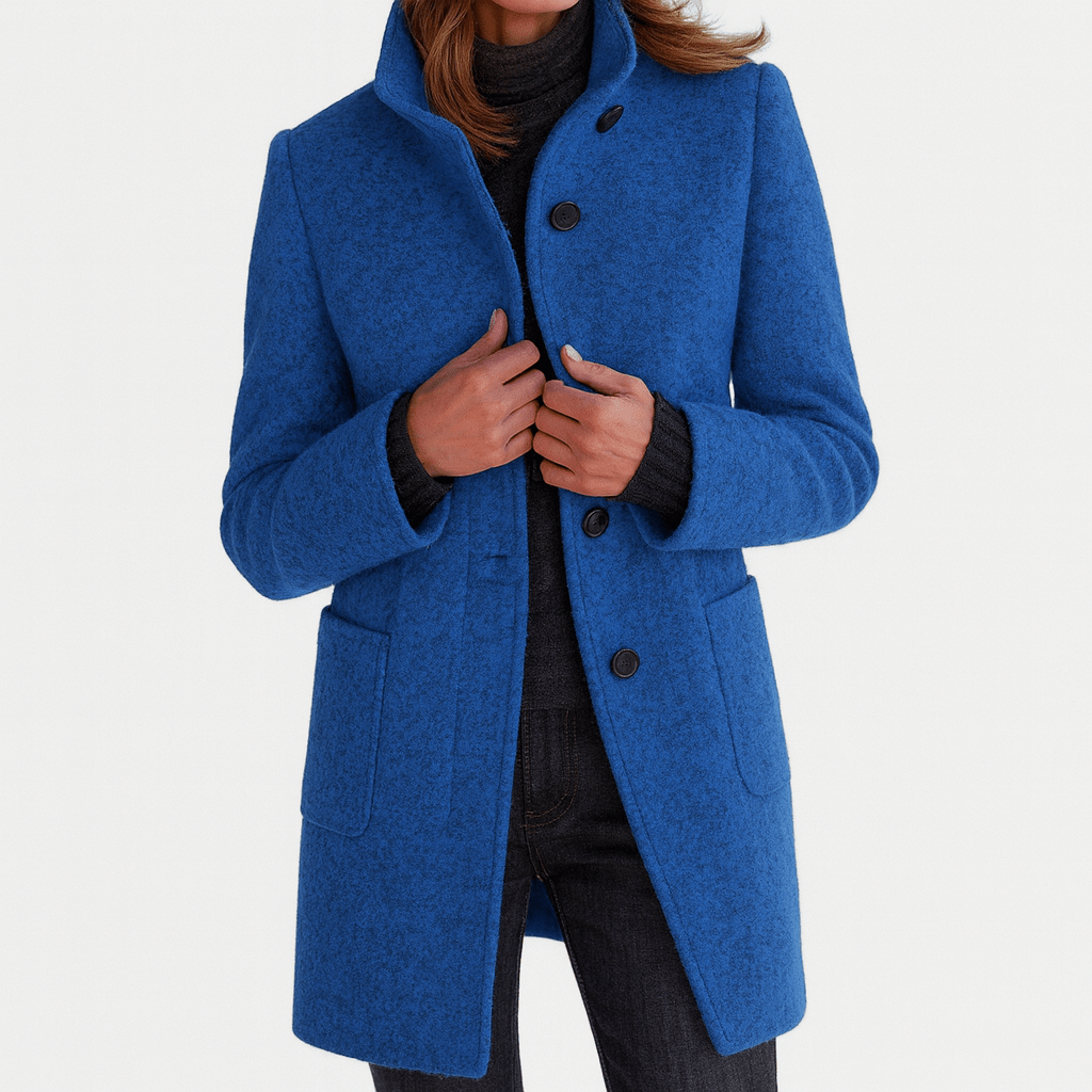 Love | Women's Coat | Straight Cut Button Front