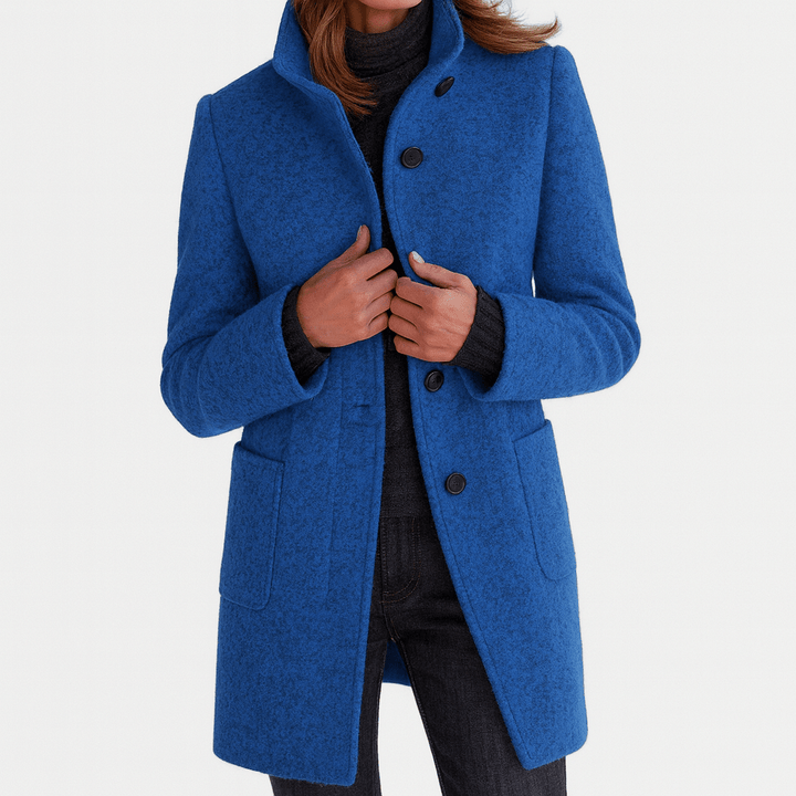 Love | Women's Coat | Straight Cut Button Front