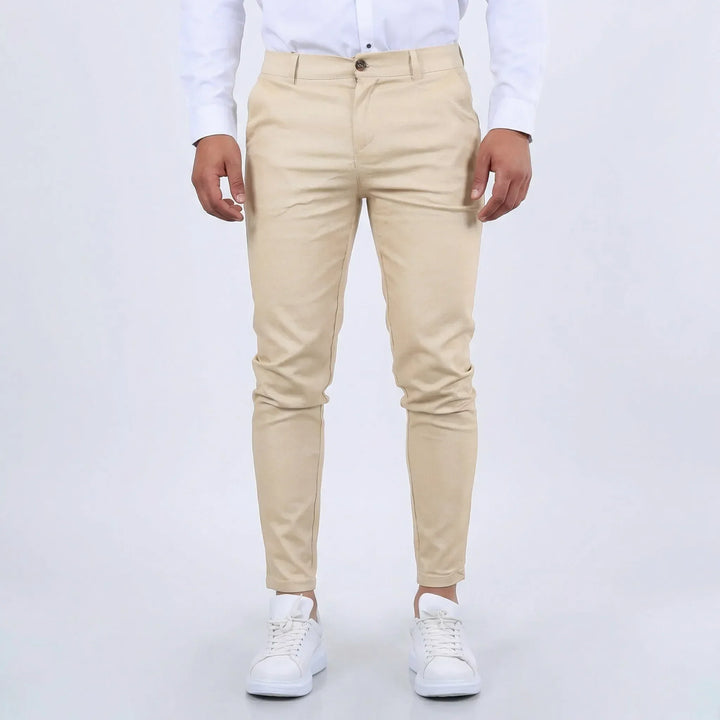 Slim Tapered Chino Pants - Modern Everyday Wear