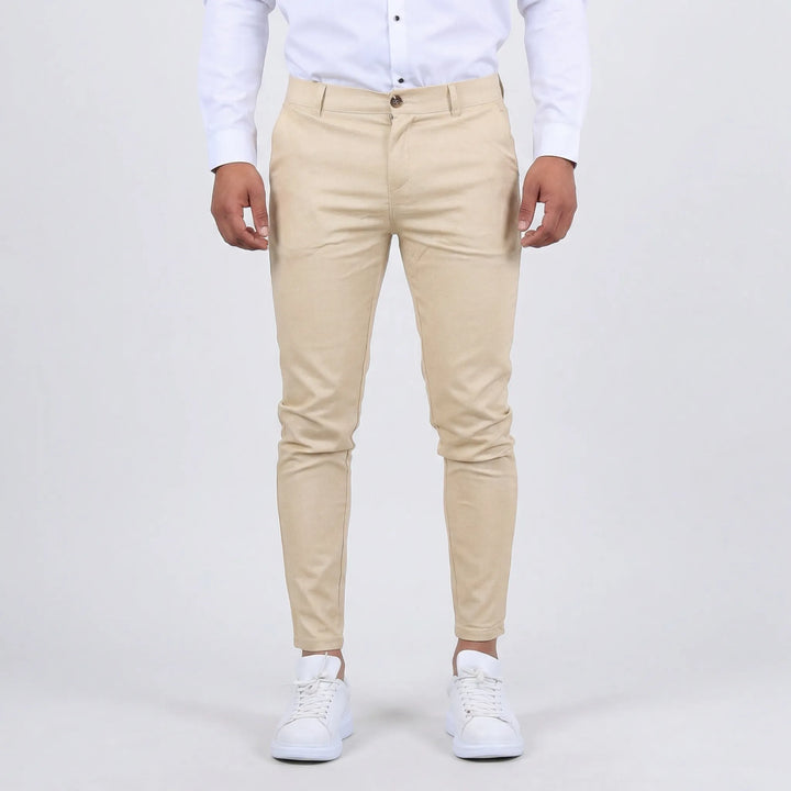 Slim Tapered Chino Pants - Modern Everyday Wear