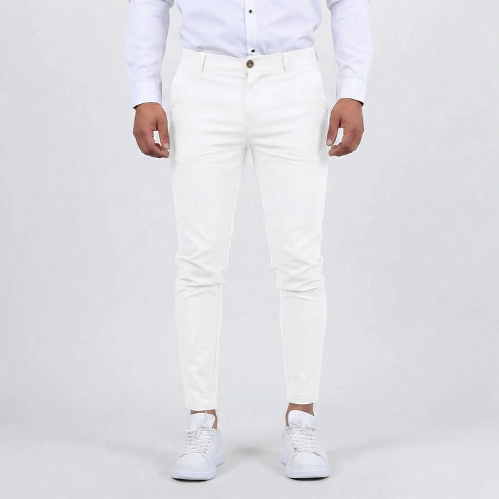 Slim Tapered Chino Pants - Modern Everyday Wear