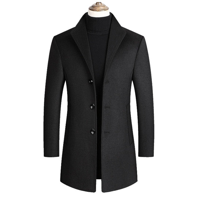 Aurelius | Mens Elegant Long Winter Coat — Timeless Coat in 4 Colors S–3XL | Westmere