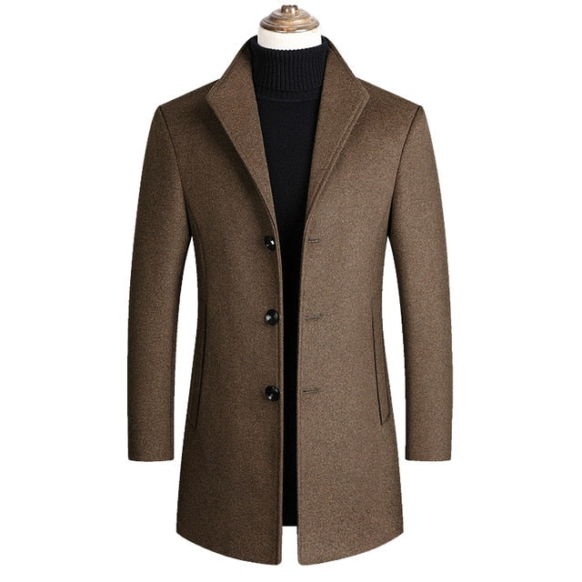 Aurelius | Mens Elegant Long Winter Coat — Timeless Coat in 4 Colors S–3XL | Westmere