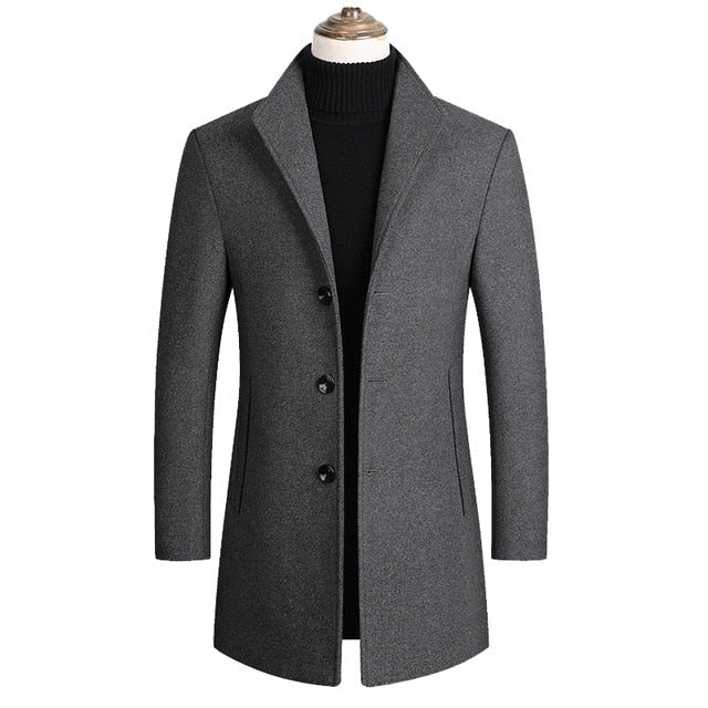 Aurelius | Mens Elegant Long Winter Coat — Timeless Coat in 4 Colors S–3XL | Westmere
