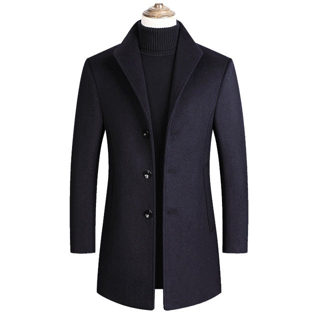 Aurelius | Mens Elegant Long Winter Coat — Timeless Coat in 4 Colors S–3XL | Westmere