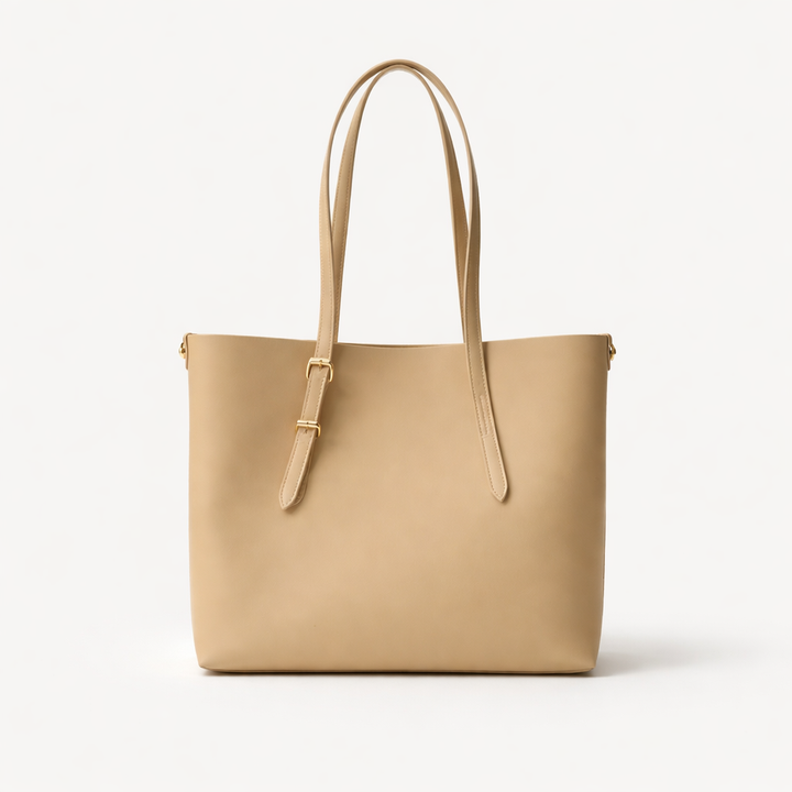 Cleo – Large Vegan Leather Tote Bag, Work Shoulder Bag