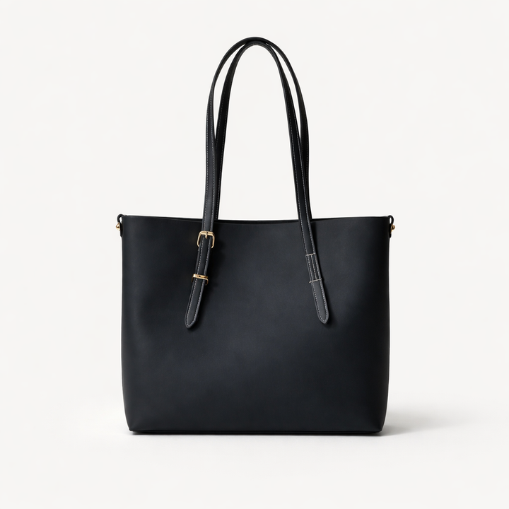 Cleo – Large Vegan Leather Tote Bag, Work Shoulder Bag
