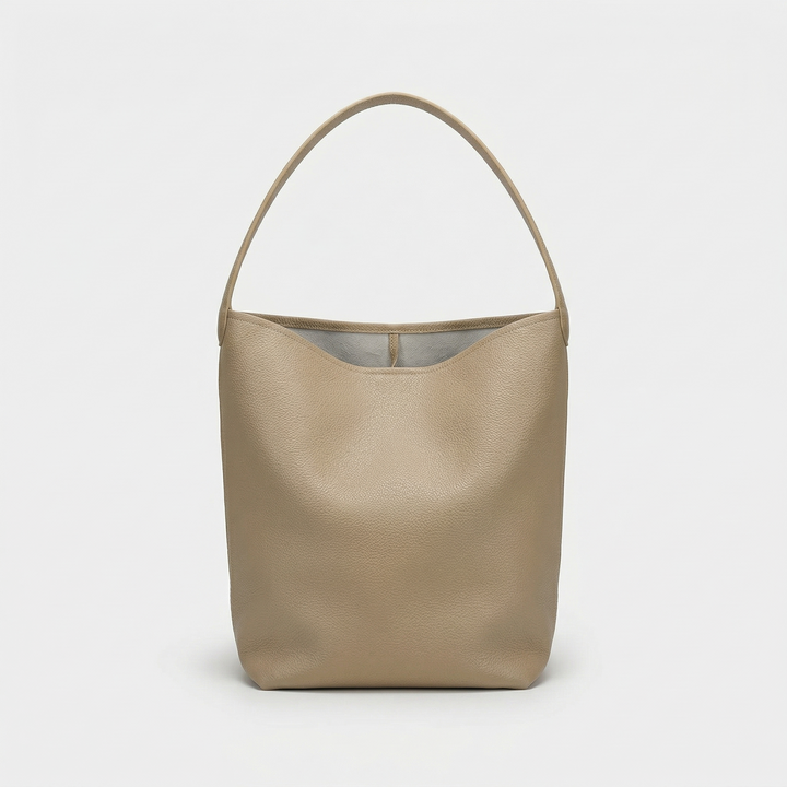 Cleo – Large Vegan Leather Bucket Tote Bag for Work & Everyday