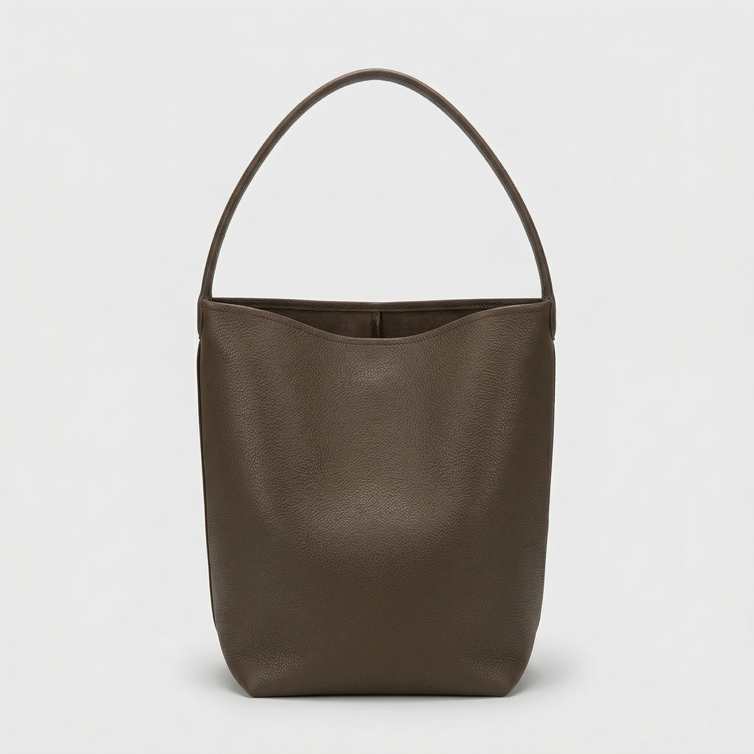 Cleo – Large Vegan Leather Bucket Tote Bag for Work & Everyday