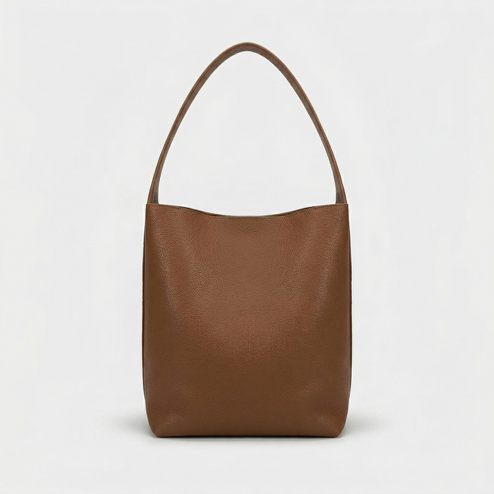 Cleo – Large Vegan Leather Bucket Tote Bag for Work & Everyday