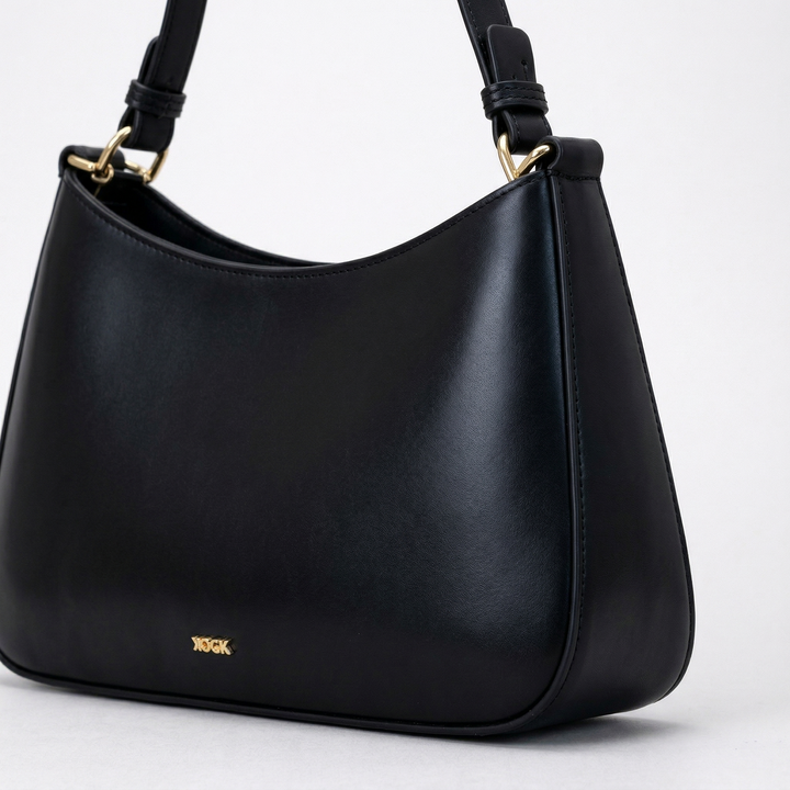 Cleo – Small Vegan Leather Shoulder Bag, Classic Hobo Bag