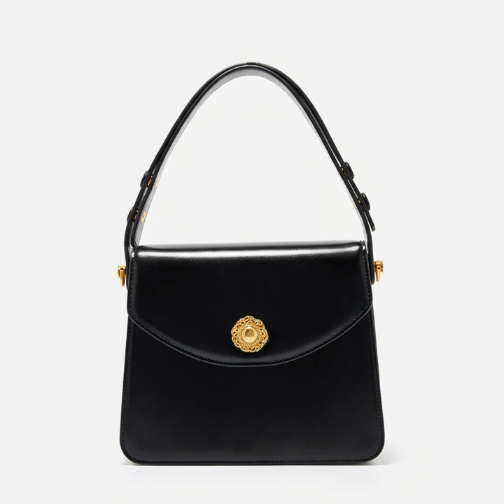 Cleo – Small Vegan Leather Top Handle Crossbody Bag