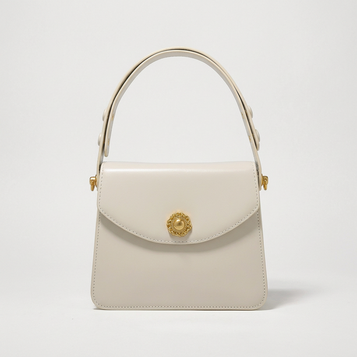 Cleo – Small Vegan Leather Top Handle Crossbody Bag