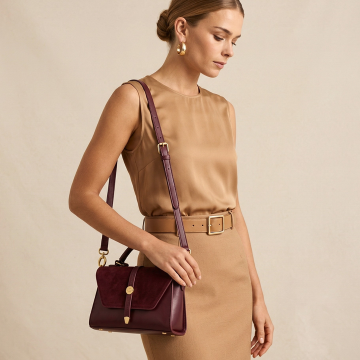 Cleo – Women's Woven Canvas Hobo Shoulder Bag