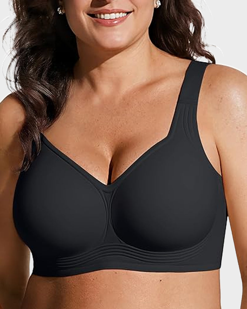 Seamless Wireless Support Bra for Women – Full Coverage Comfort