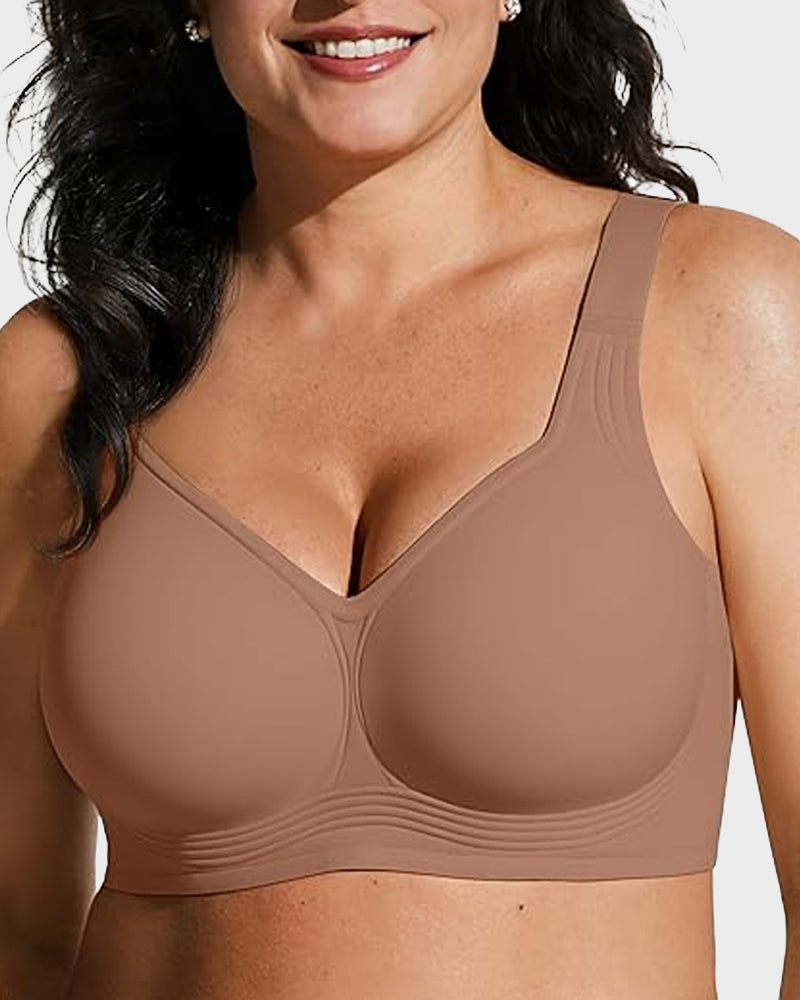 Seamless Wireless Support Bra for Women – Full Coverage Comfort