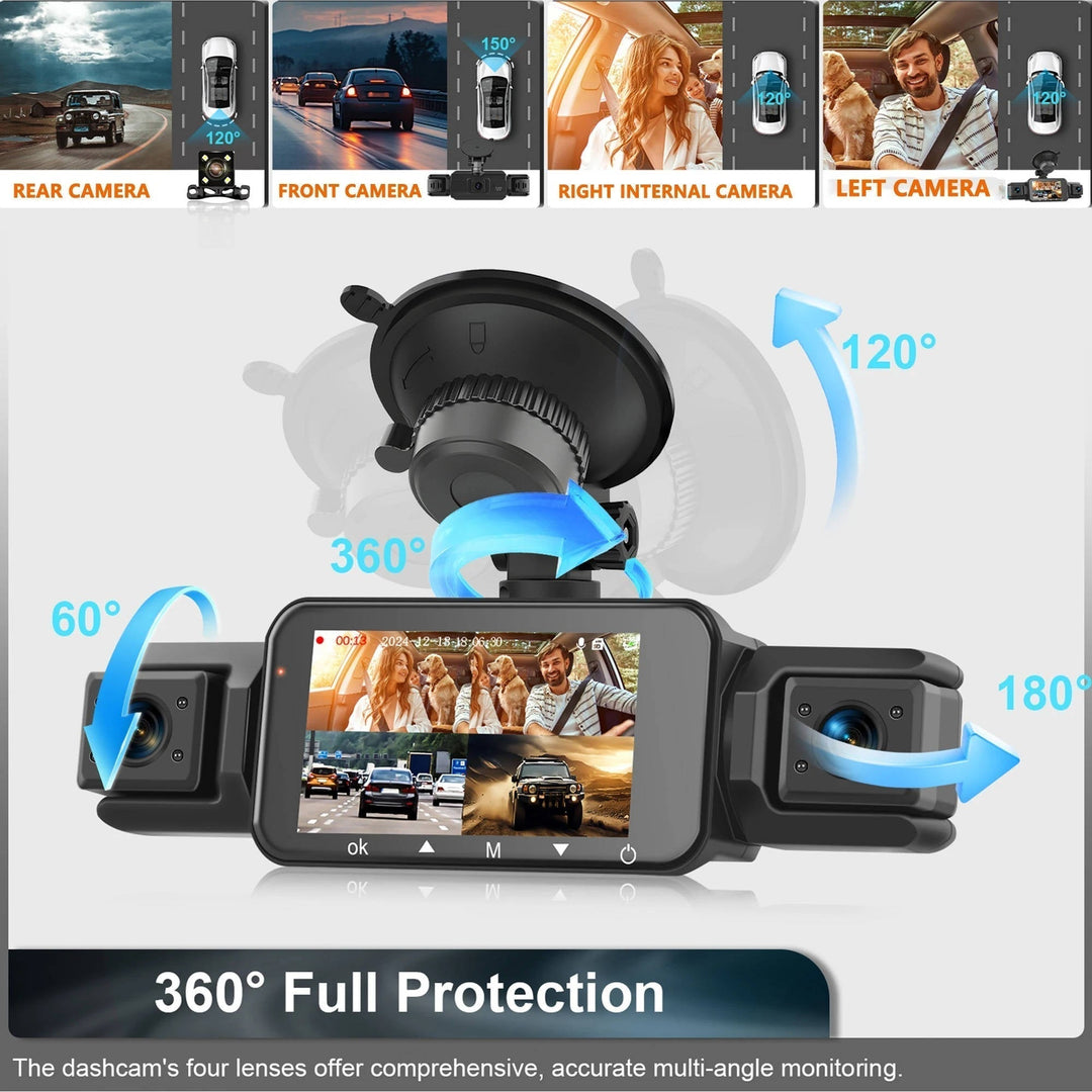 Four-Camera Wireless Vehicle Monitoring System with Night Vision