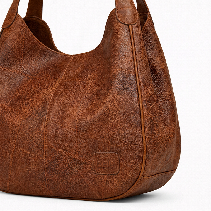 Corda – Large Vegan Cowhide Hobo Bag, Slouchy Shoulder Bag