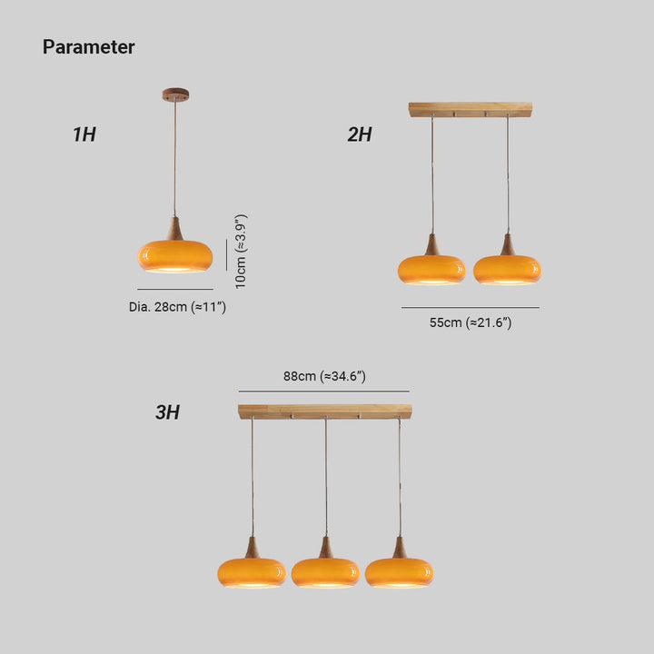 Charlotte Pendant Lamp Wood