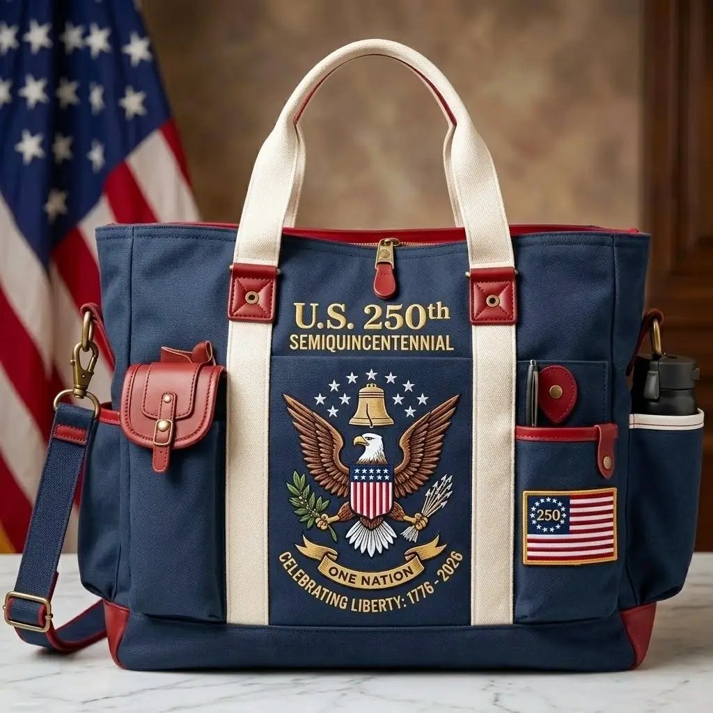Heritage Canvas Outdoor Tote Bag - USA 250th Anniversary Edition