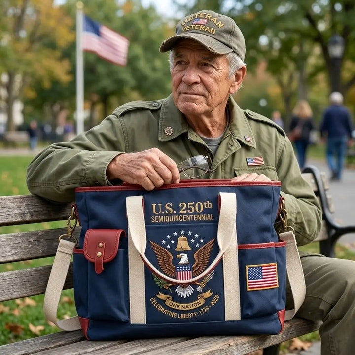 Heritage Canvas Outdoor Tote Bag - USA 250th Anniversary Edition