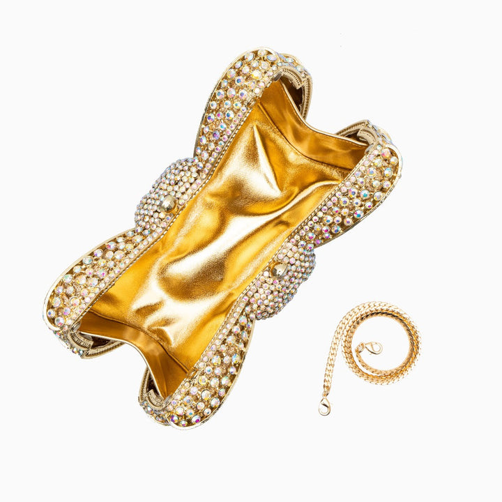Bowie – Crystal Bow Evening Clutch Bag for Women
