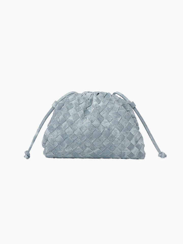 Women's Mini Woven Bag with Shoulder Strap