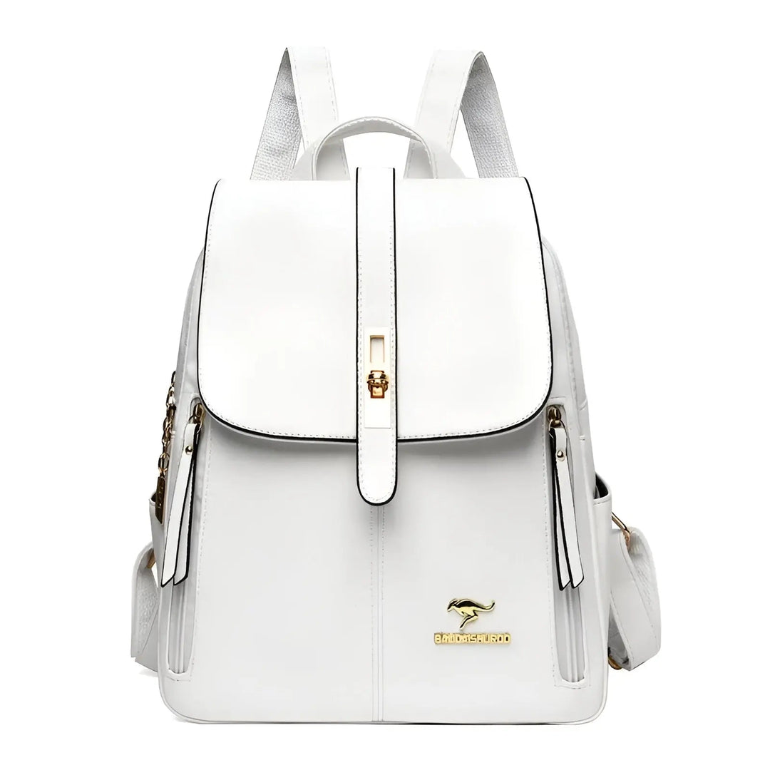 Kova – Leather Backpack for Women, Travel Backpack with Lock Clasp