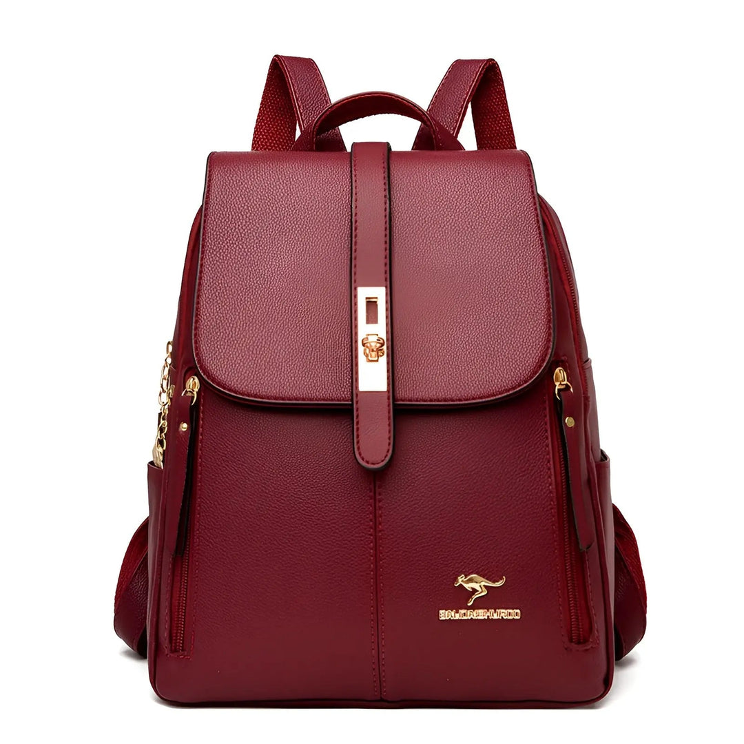 Kova – Leather Backpack for Women, Travel Backpack with Lock Clasp