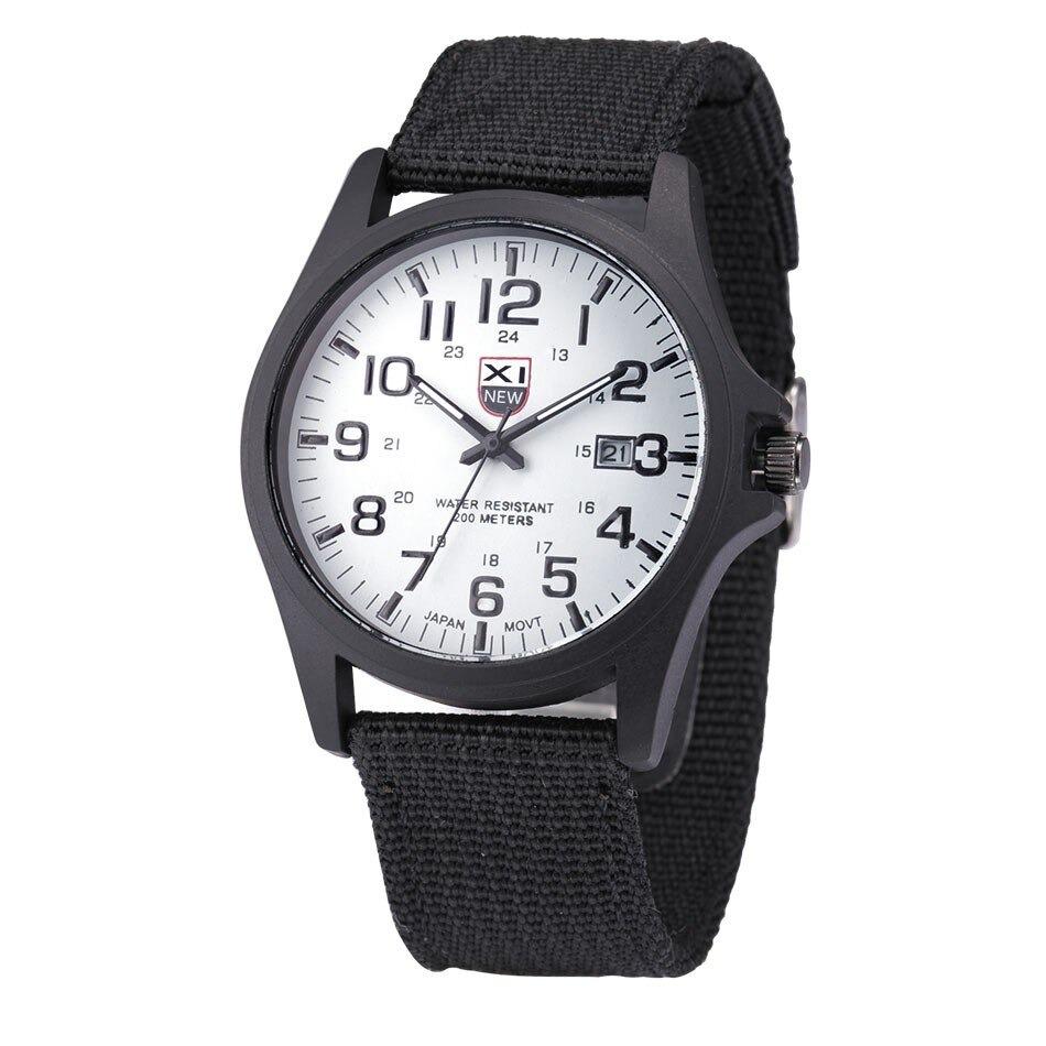 Military Style Waterproof Analog Wristwatch