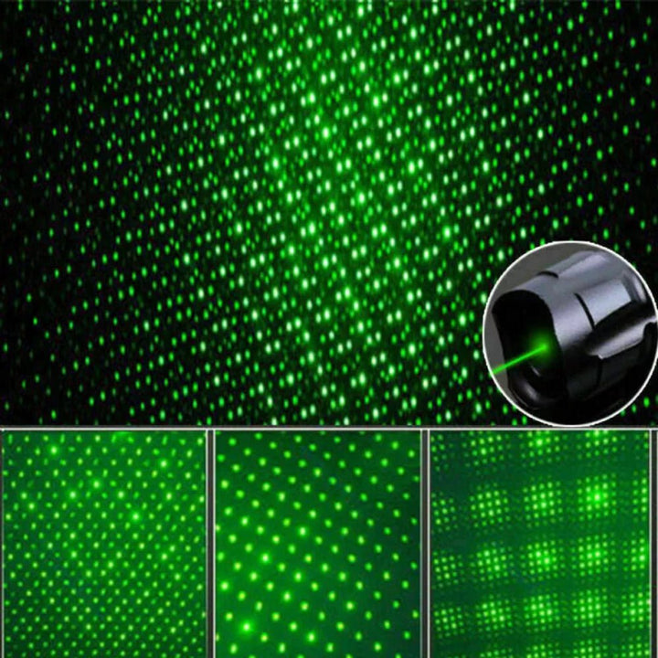 Premium Green Laser Pointer with USB Charging | 532nm Beam for Presentations and Stargazing