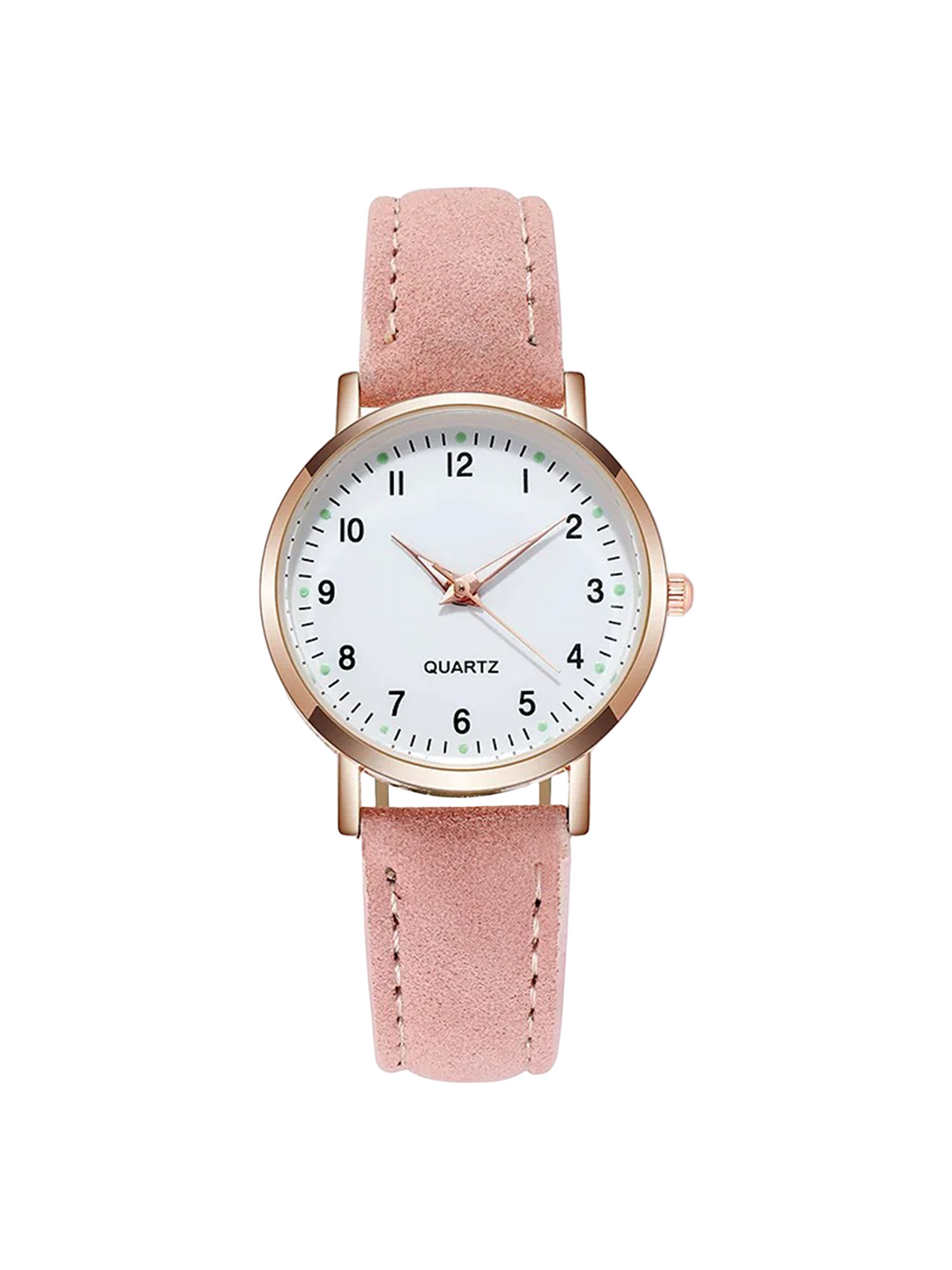 Women's Gold Watch with Strap for Everyday and Festivities